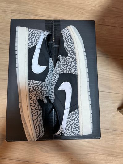 Nike Air Jordan 1 Retro Low OG "Black Cement"