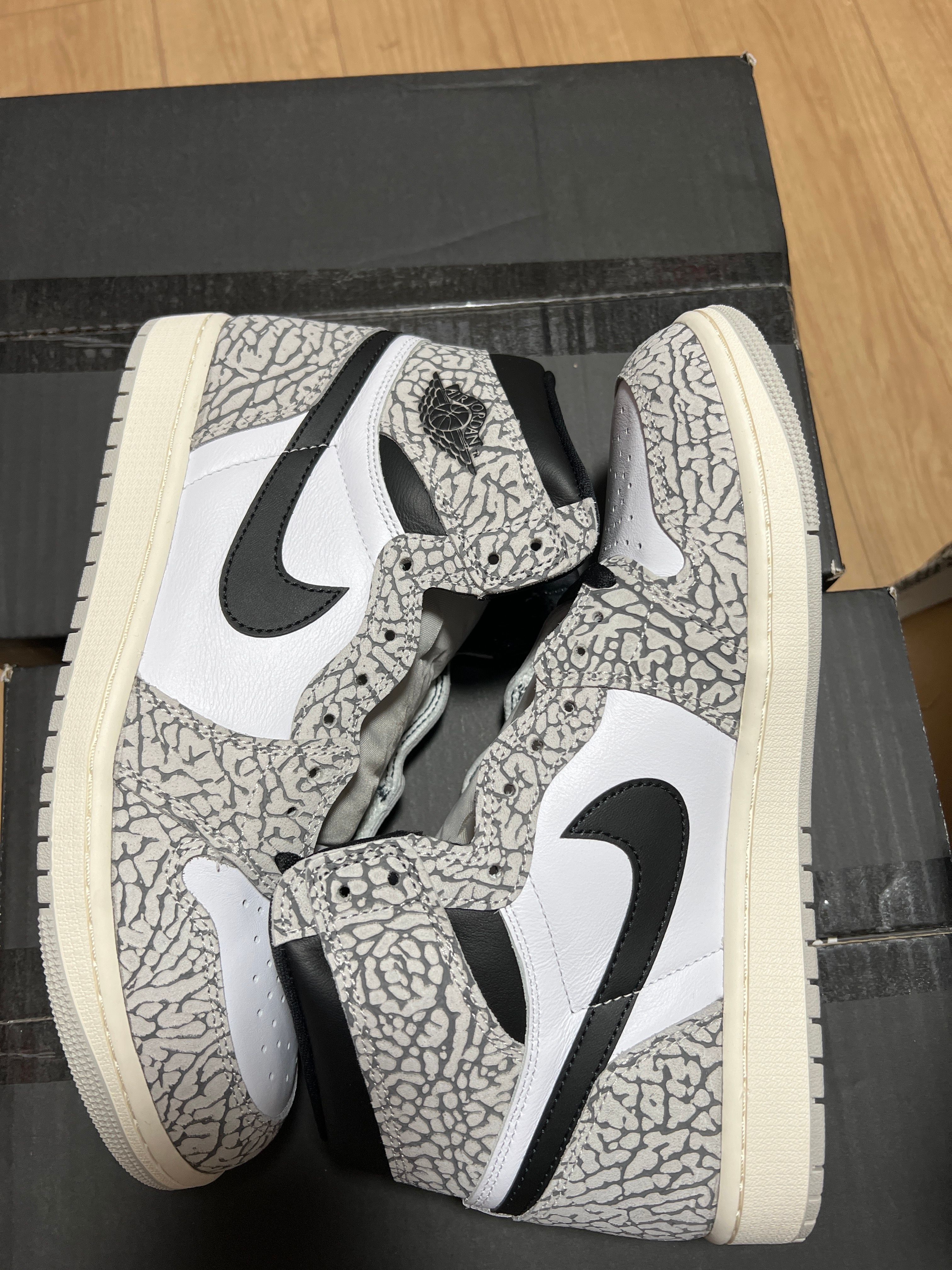 Nike Air Jordan 1 High OG "White Cement/Safari"