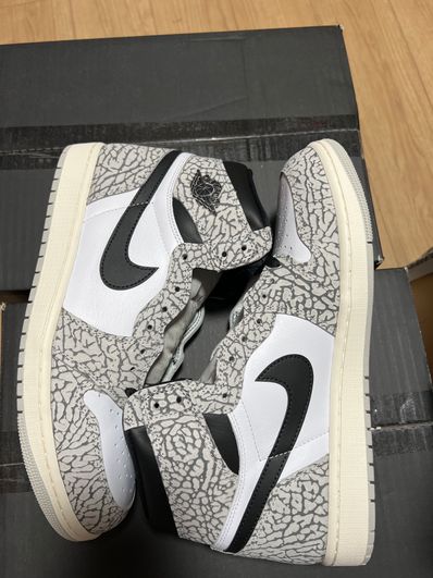 Nike Air Jordan 1 High OG "White Cement/Safari"