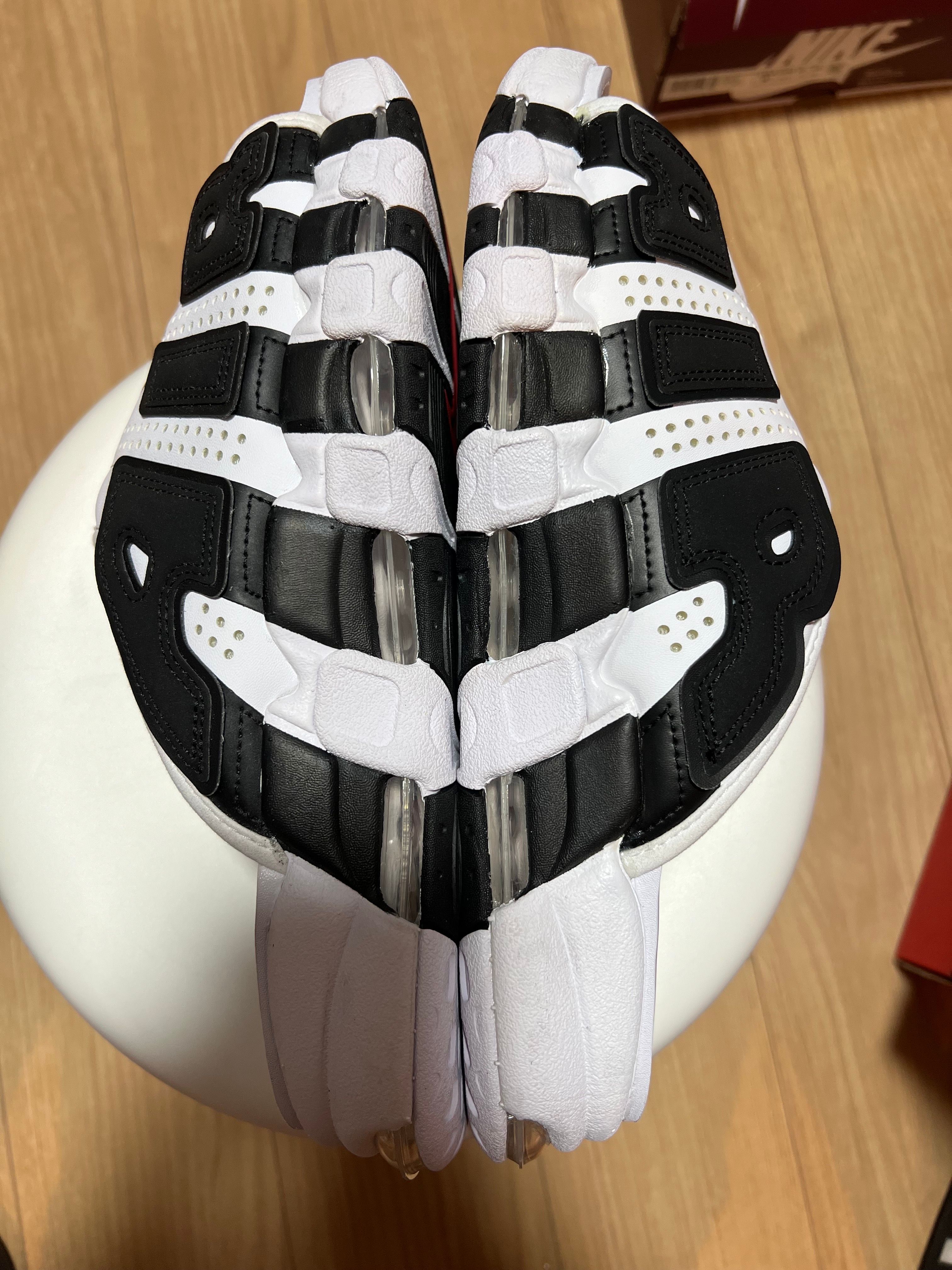 Nike Air More Uptempo Slide "White and Black"