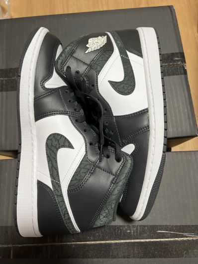 Nike Air Jordan 1 Mid "Panda Elephant/Safari"