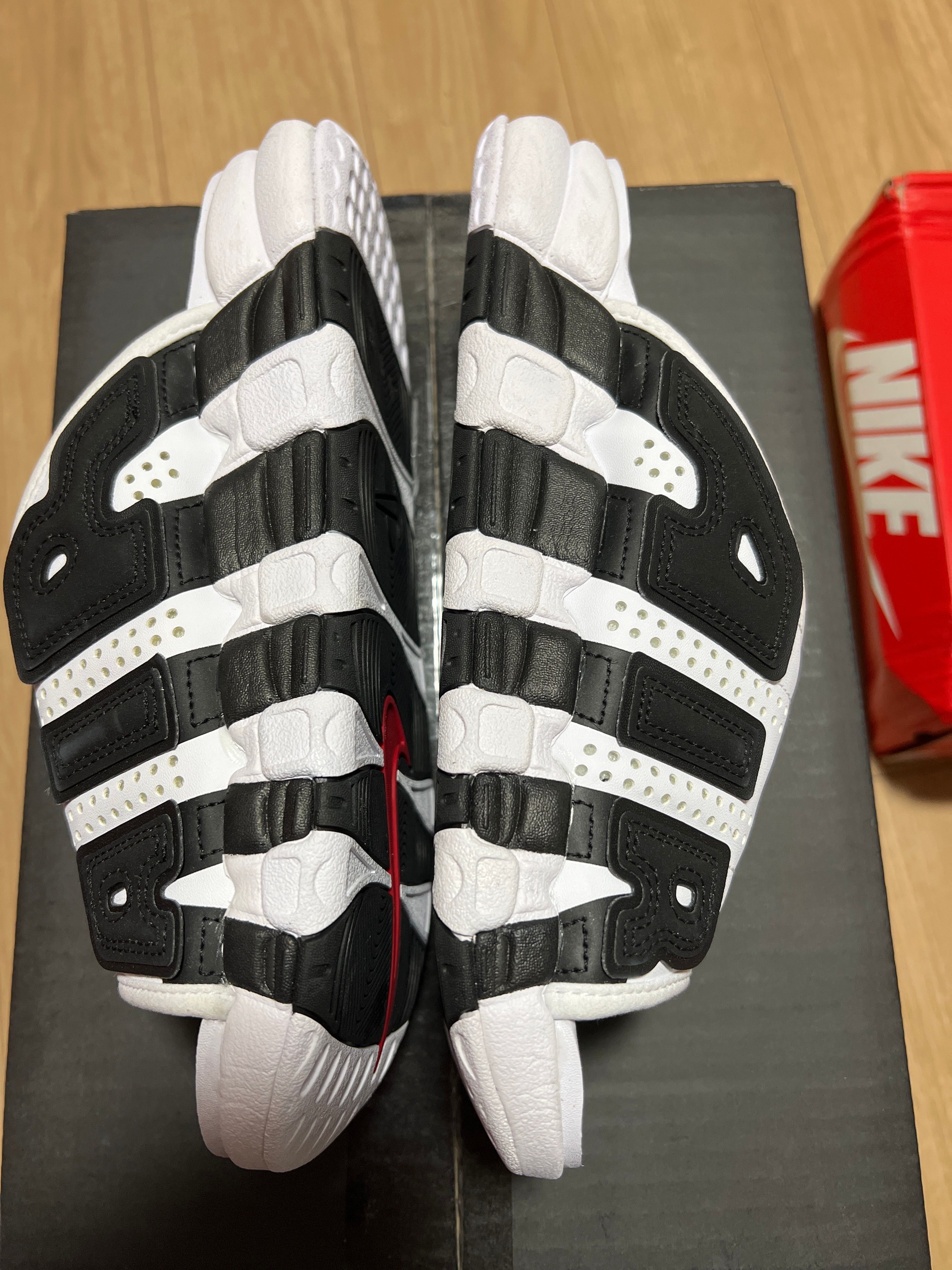 Nike Air More Uptempo Slide "White and Black"