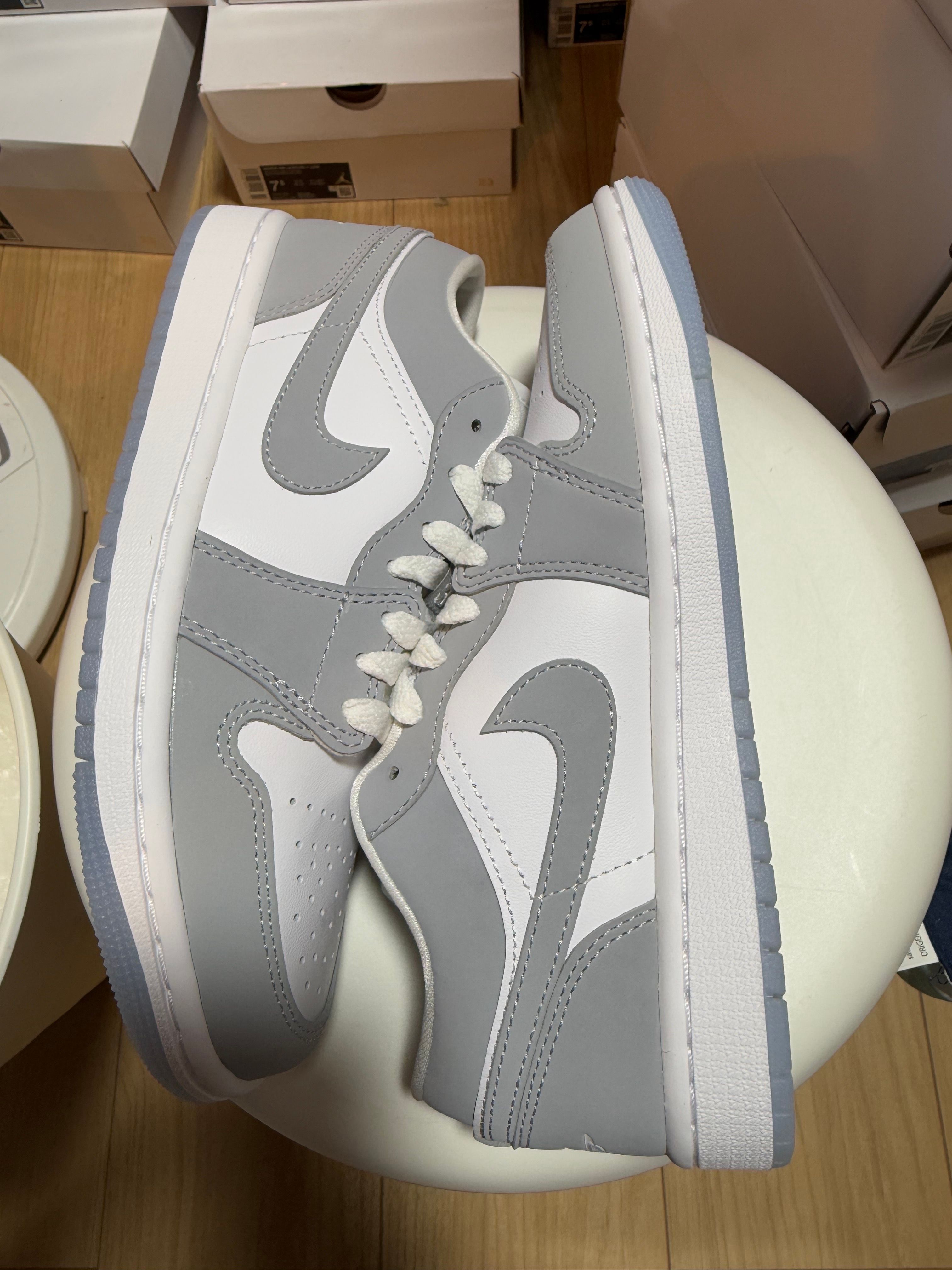 Nike Women's Air Jordan 1 Low "Wolf Grey"