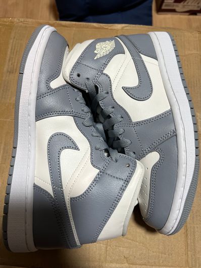 Nike Women's Air Jordan 1 Mid "Grey/Sail"