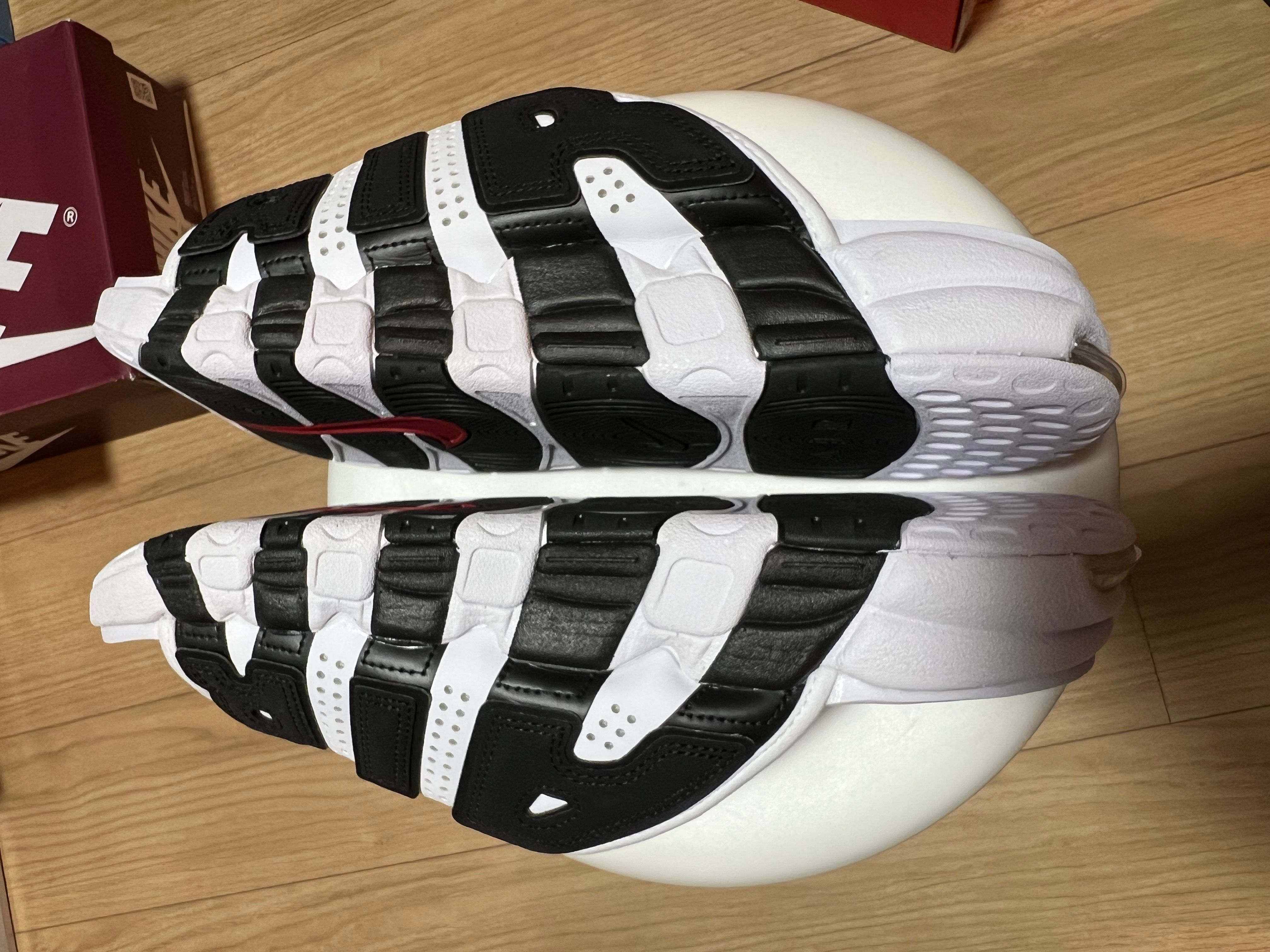 Nike Air More Uptempo Slide "White and Black"