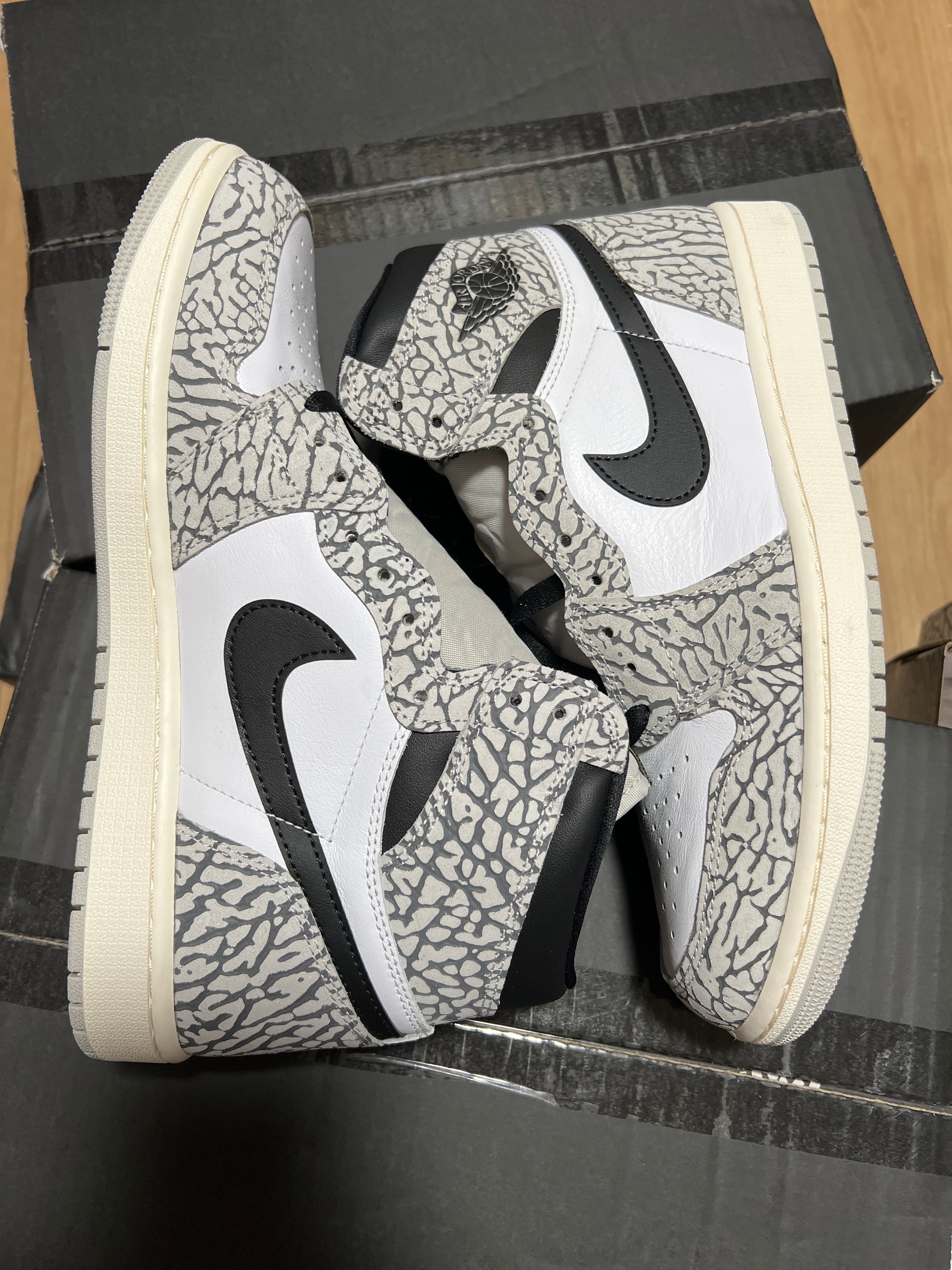 Nike Air Jordan 1 High OG "White Cement/Safari"