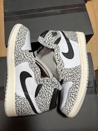 Nike Air Jordan 1 High OG "White Cement/Safari"