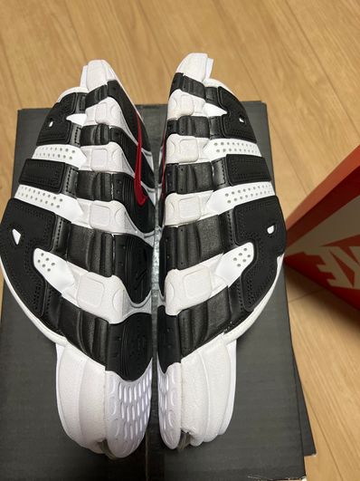 Nike Air More Uptempo Slide "White and Black"