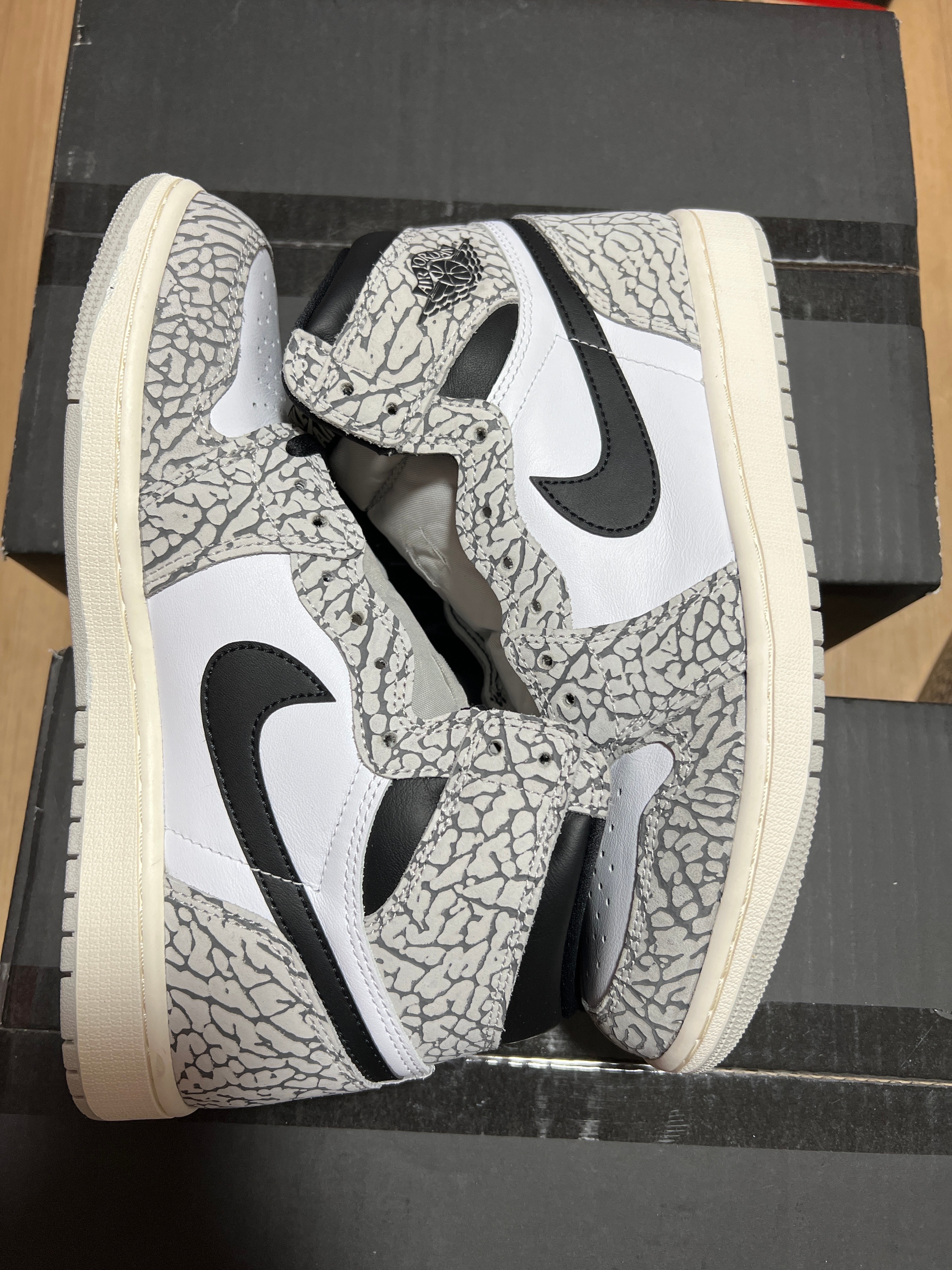 Nike Air Jordan 1 High OG "White Cement/Safari"