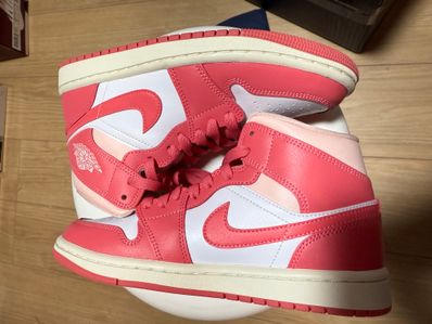 Nike Women's Air Jordan 1 Mid "Strawberries and Cream"