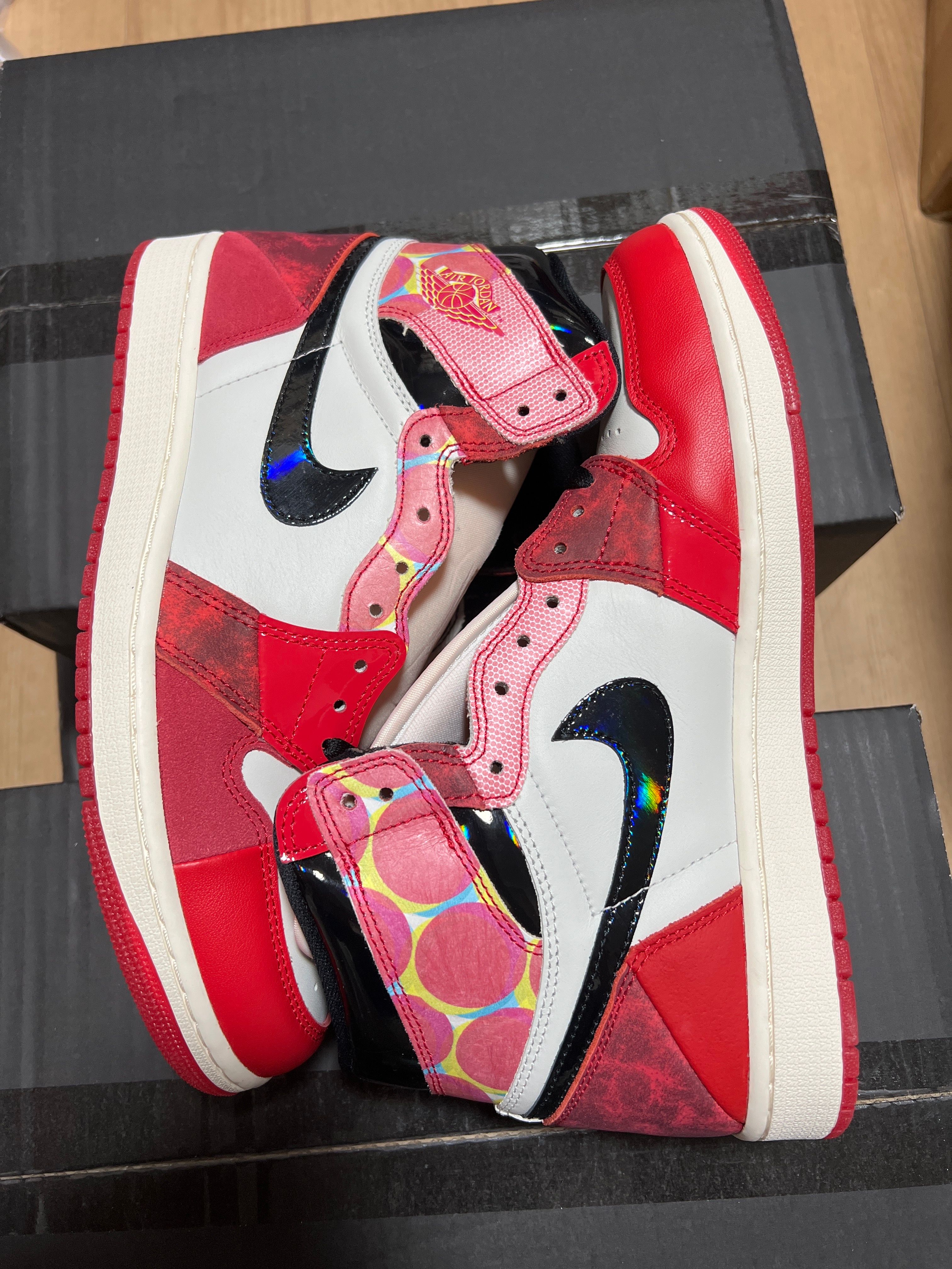 Spider-Man × Nike Air Jordan 1 Retro High OG SP "Spider-Man: Across the Spider-Verse/University Red"