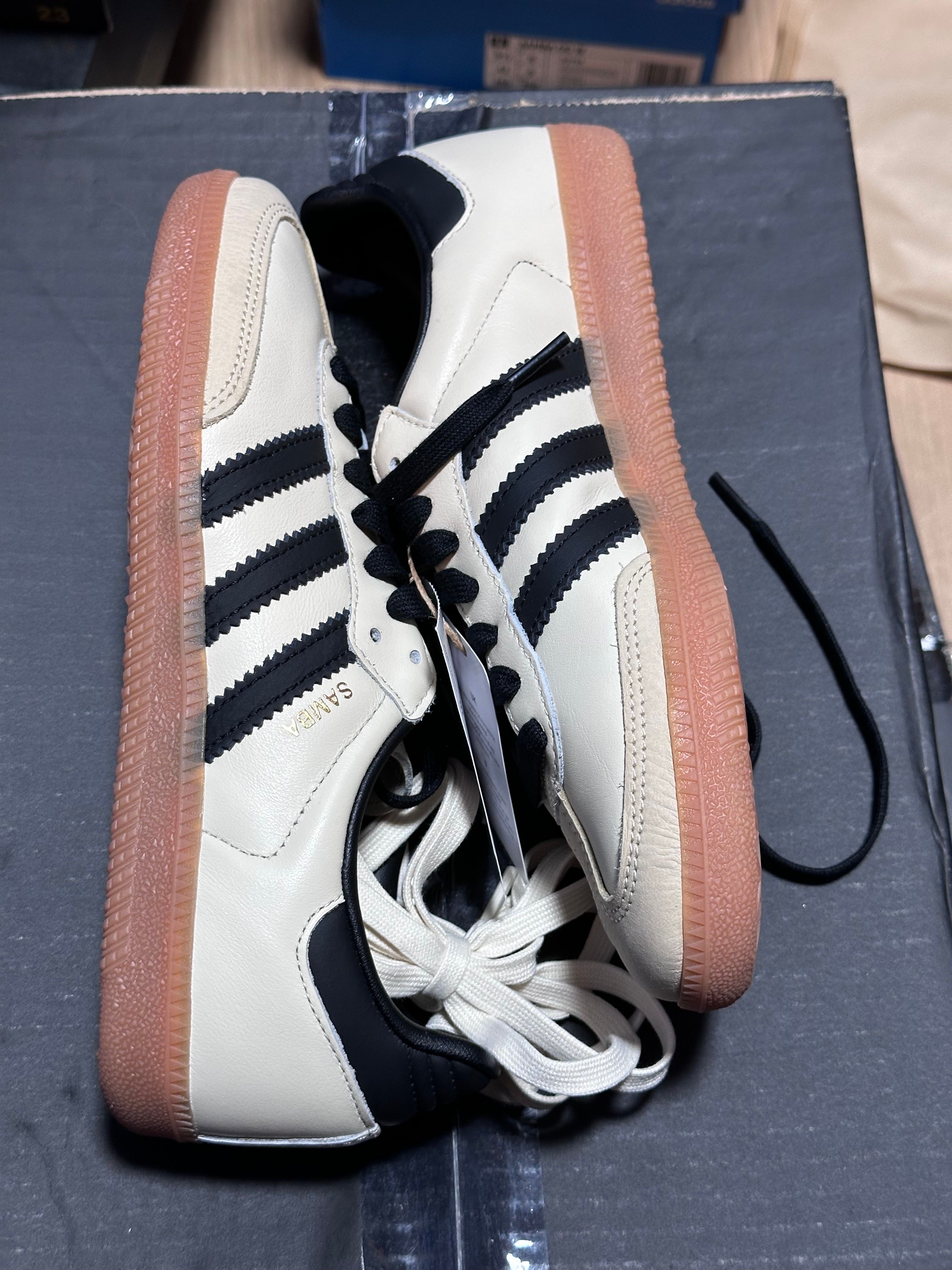 adidas Women's Samba OG "Cream White/Core Black/Sandstrata"