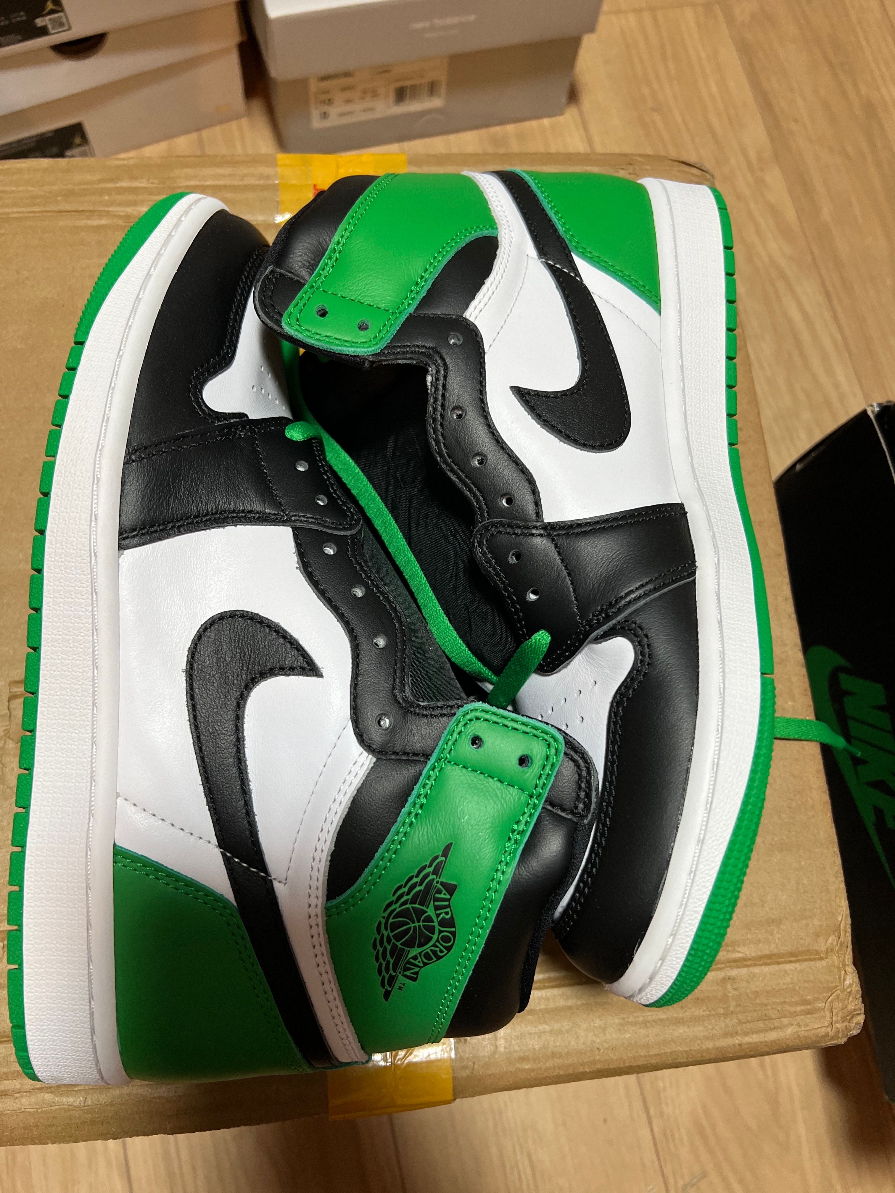 Nike Air Jordan 1 Retro High OG "Celtics/Black and Lucky Green" (2023)