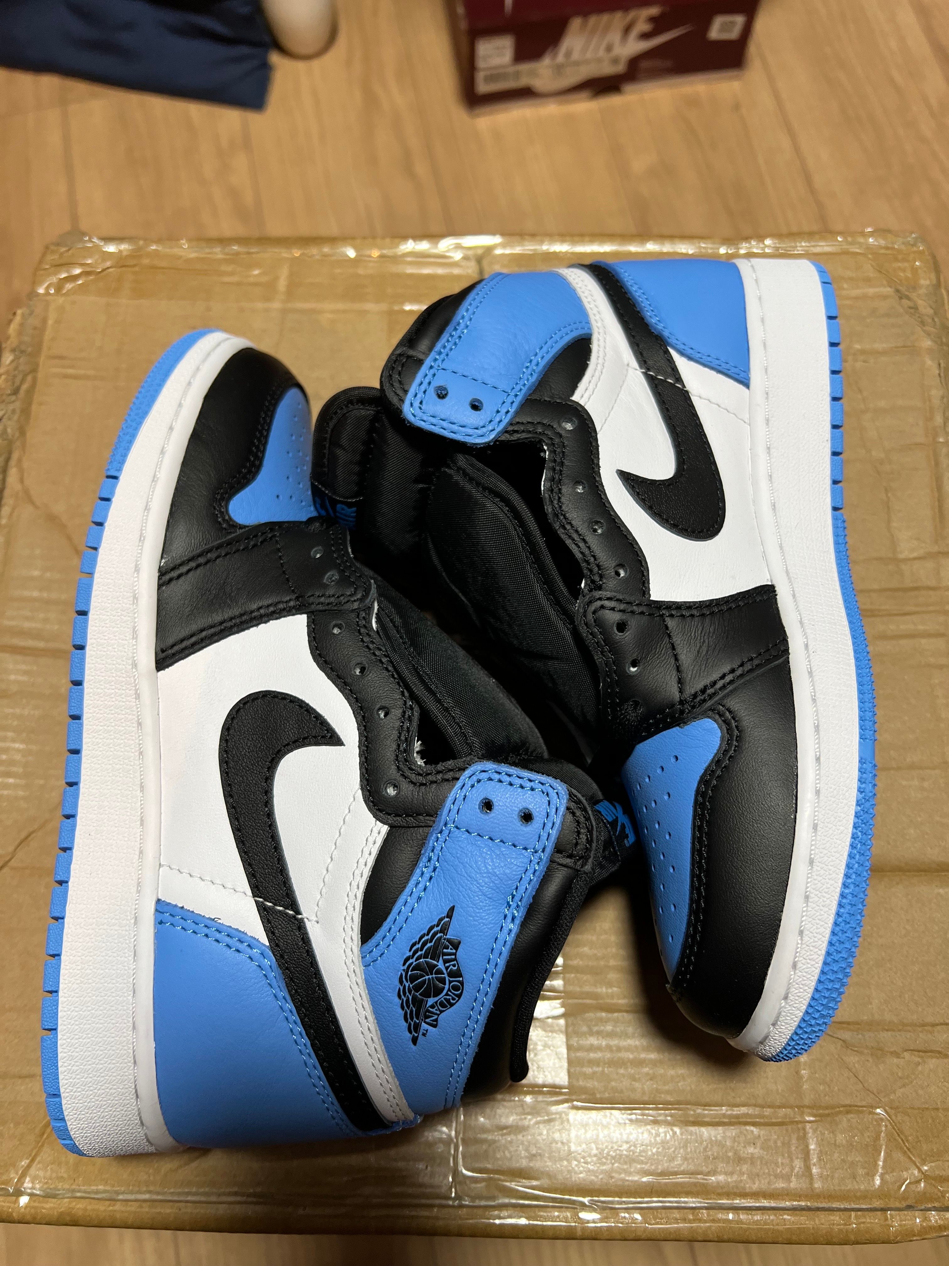 Nike GS Air Jordan 1 Retro High OG "University Blue/UNC Toe"