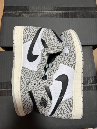 Nike GS Air Jordan 1 High OG "White Cement"