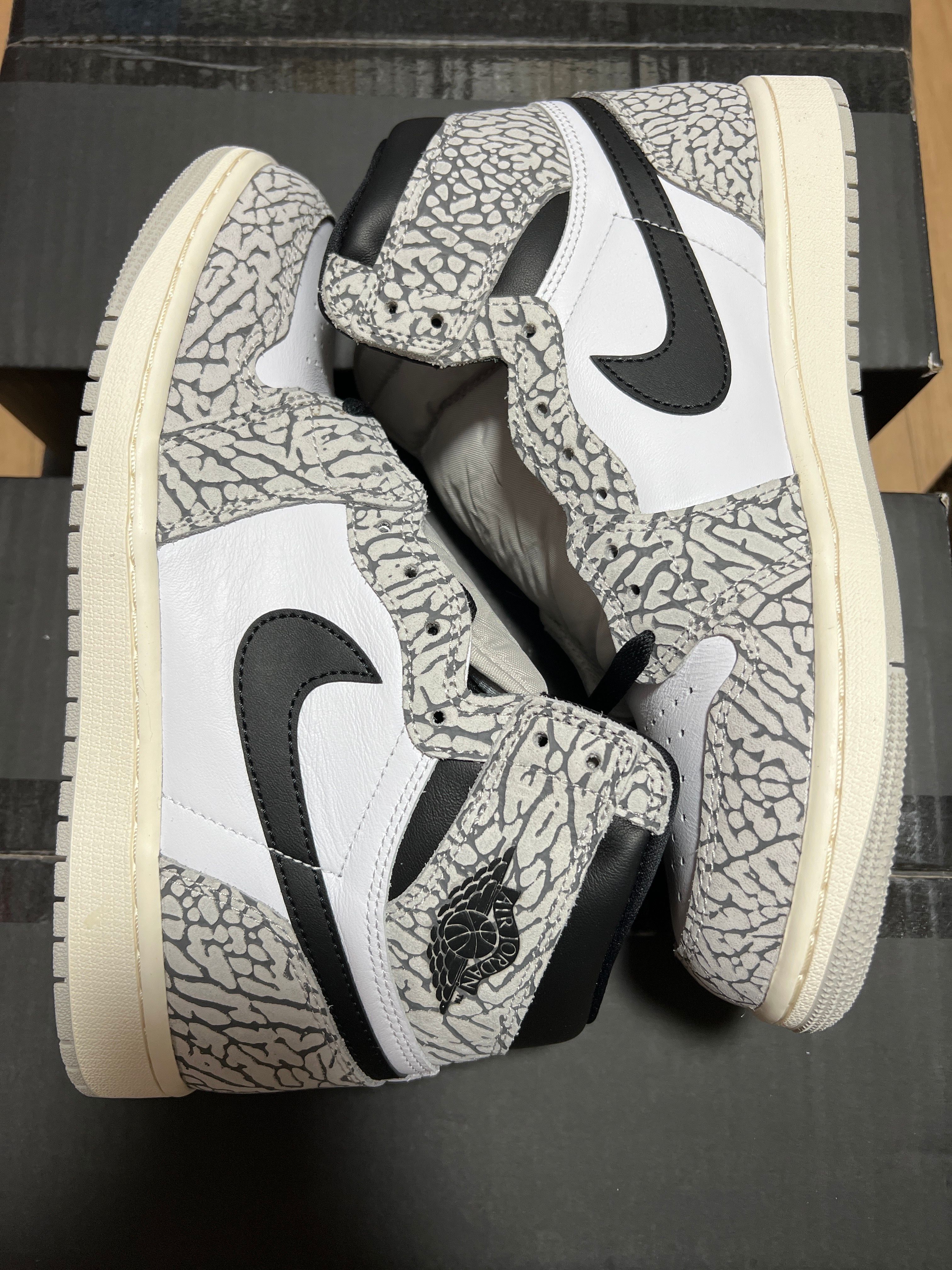 Nike Air Jordan 1 High OG "White Cement/Safari"