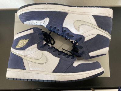Nike Air Jordan 1 High OG CO.JP "White/Midnight Navy" (2020)(ブリーフケースなし)