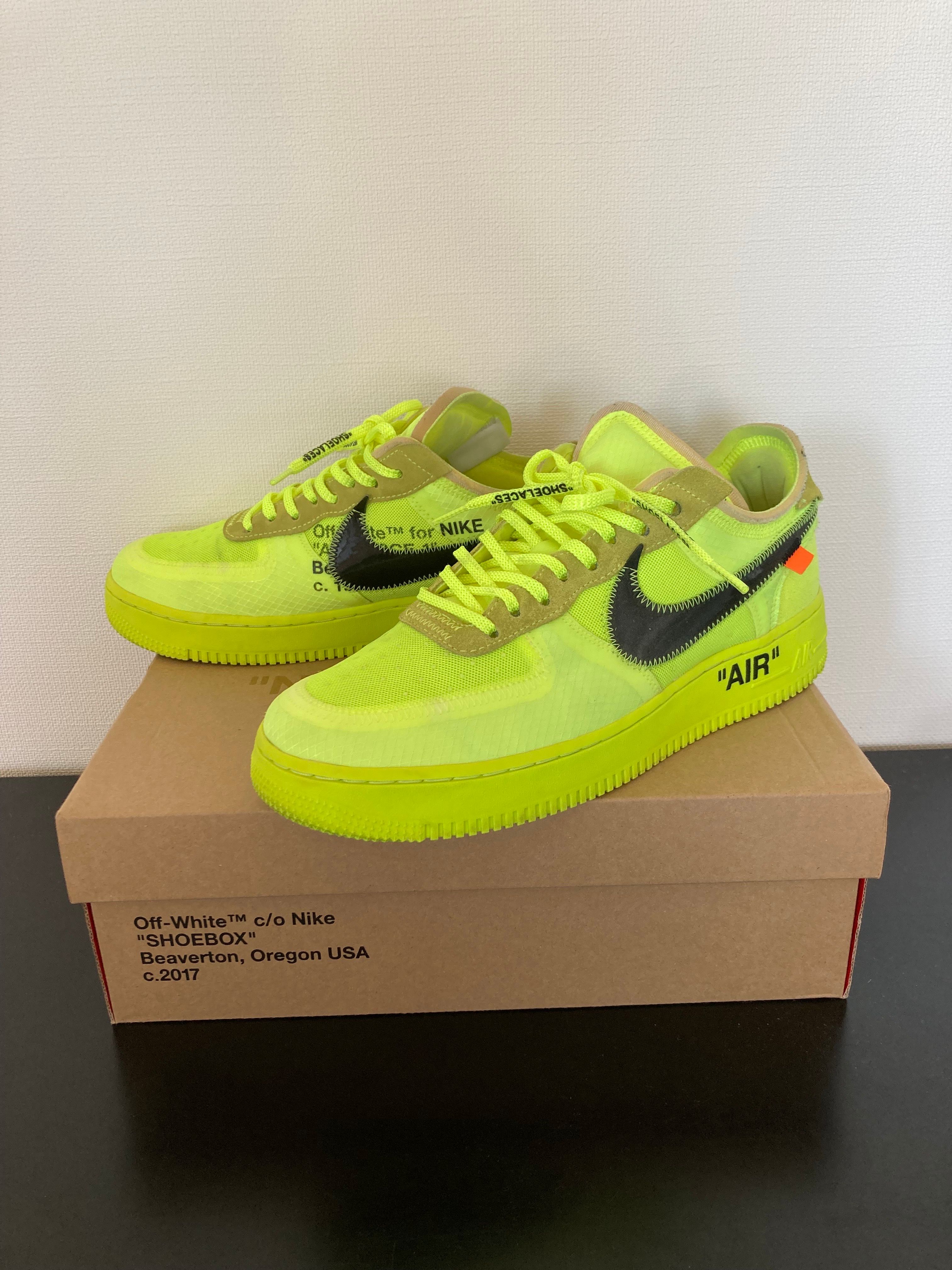 Off-White × Nike Air Force 1 Low "Volt"