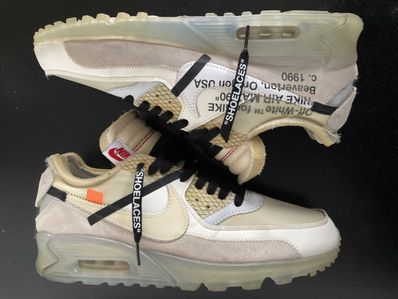 Off-White × Nike Air Max 90 "The 10/Sail"