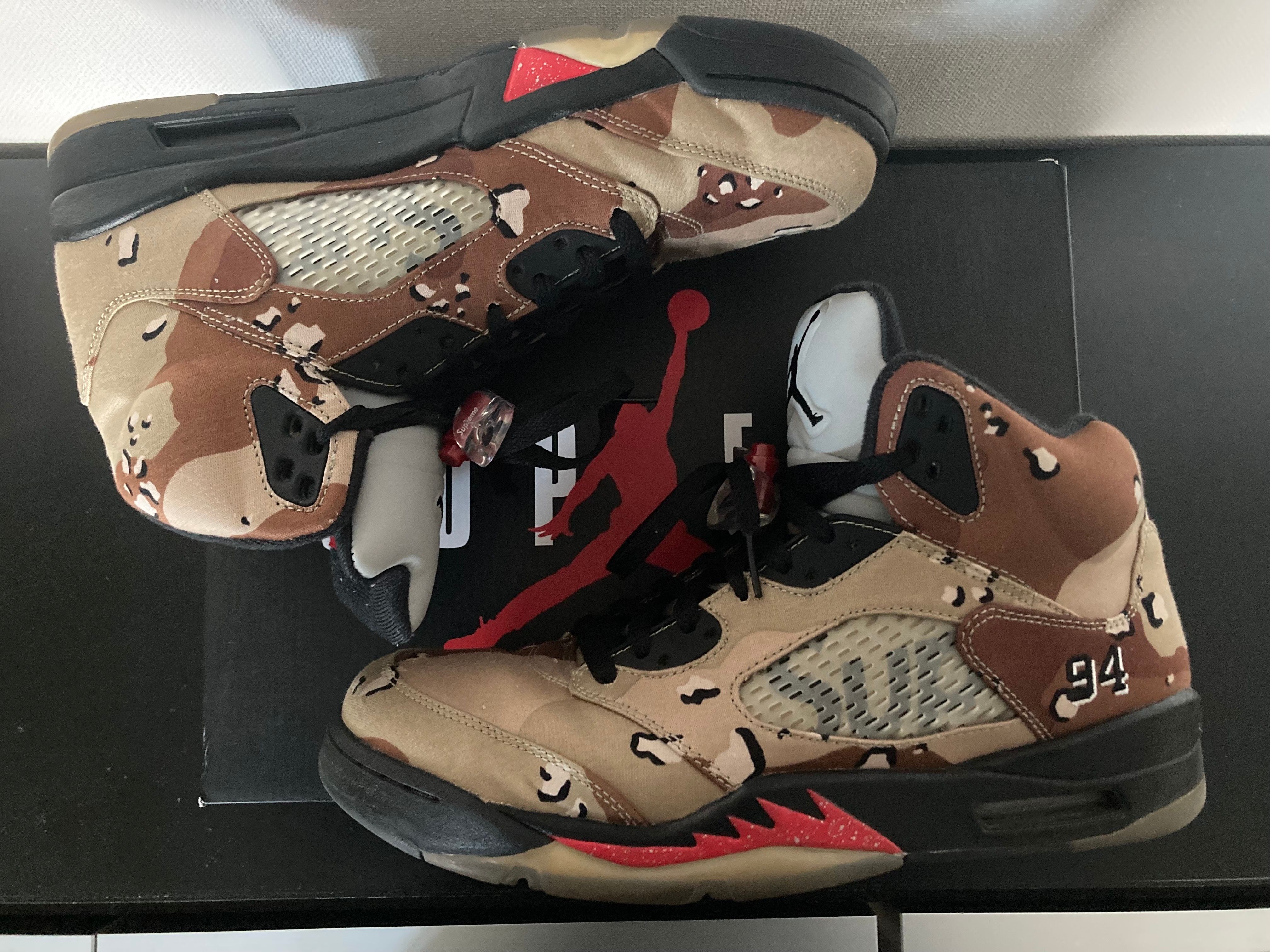 Supreme × Nike Air Jordan 5 Retro "Desert Camo"