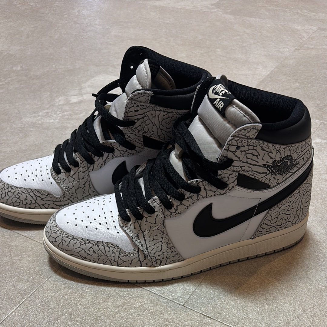Nike Air Jordan 1 High OG "White Cement/Safari"