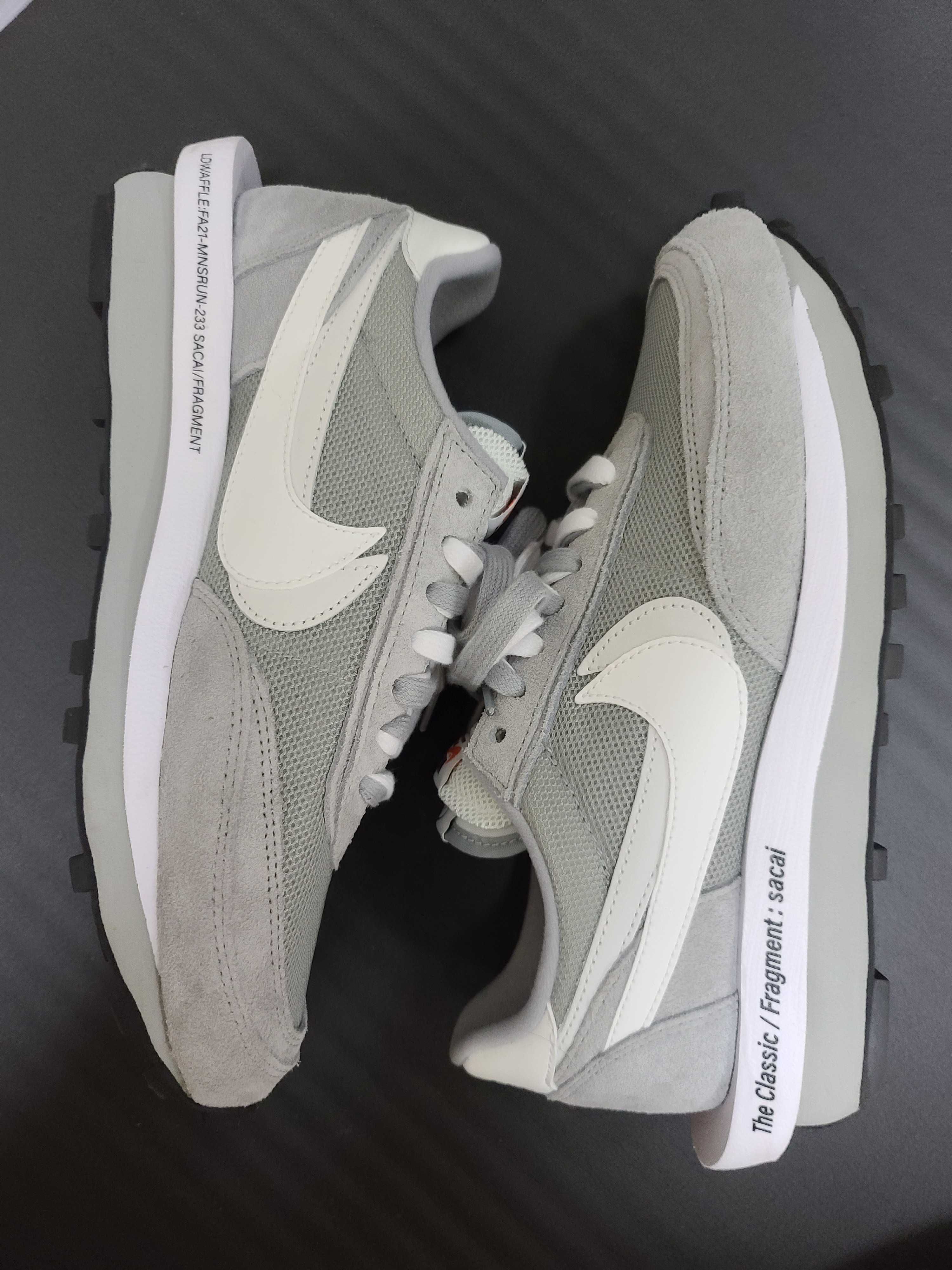 Fragment × sacai × Nike LD Waffle "Light Smoke Grey"