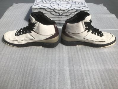 A Ma Maniere × Nike Air Jordan 2 "Airness/Sail and Burgundy"