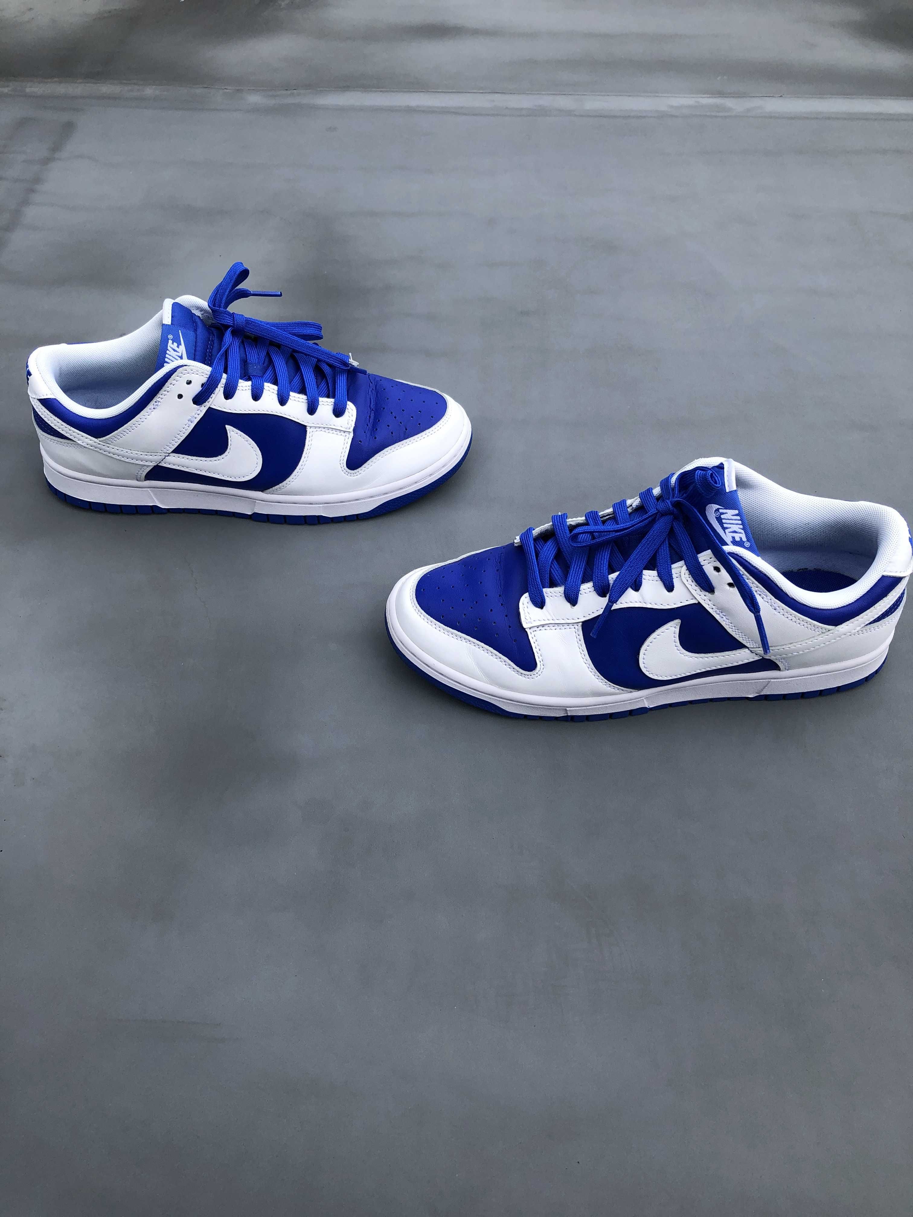 Nike Dunk Low Retro "Racer Blue and White"