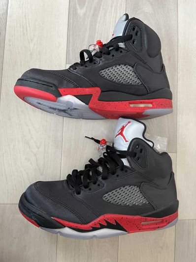 Air Jordan 5 Satin "Bred"