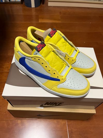 Travis Scott × Nike Women's Air Jordan 1 Retro Low OG "Canary"