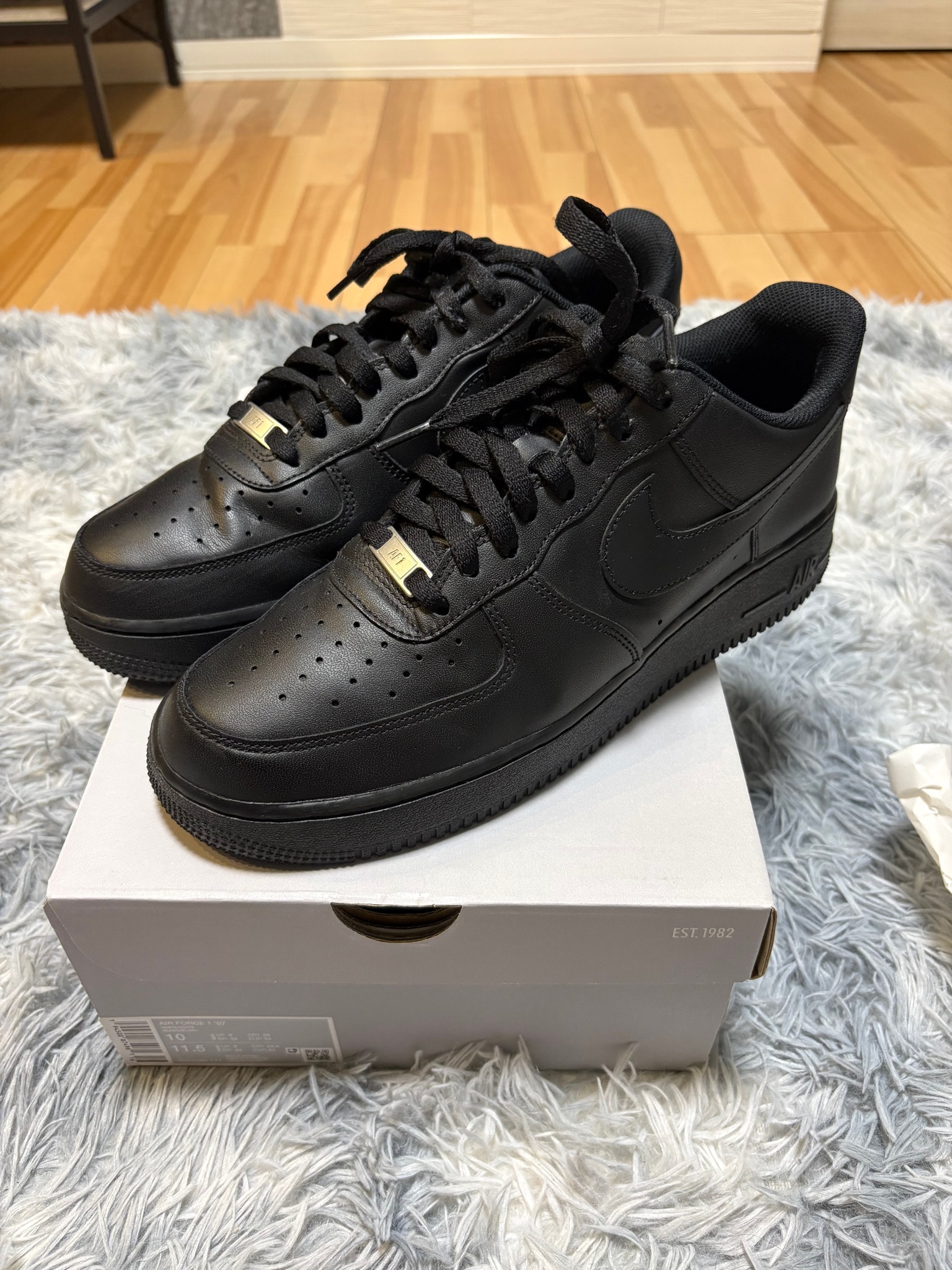Nike Air Force 1 Low '07 "Black/Black"