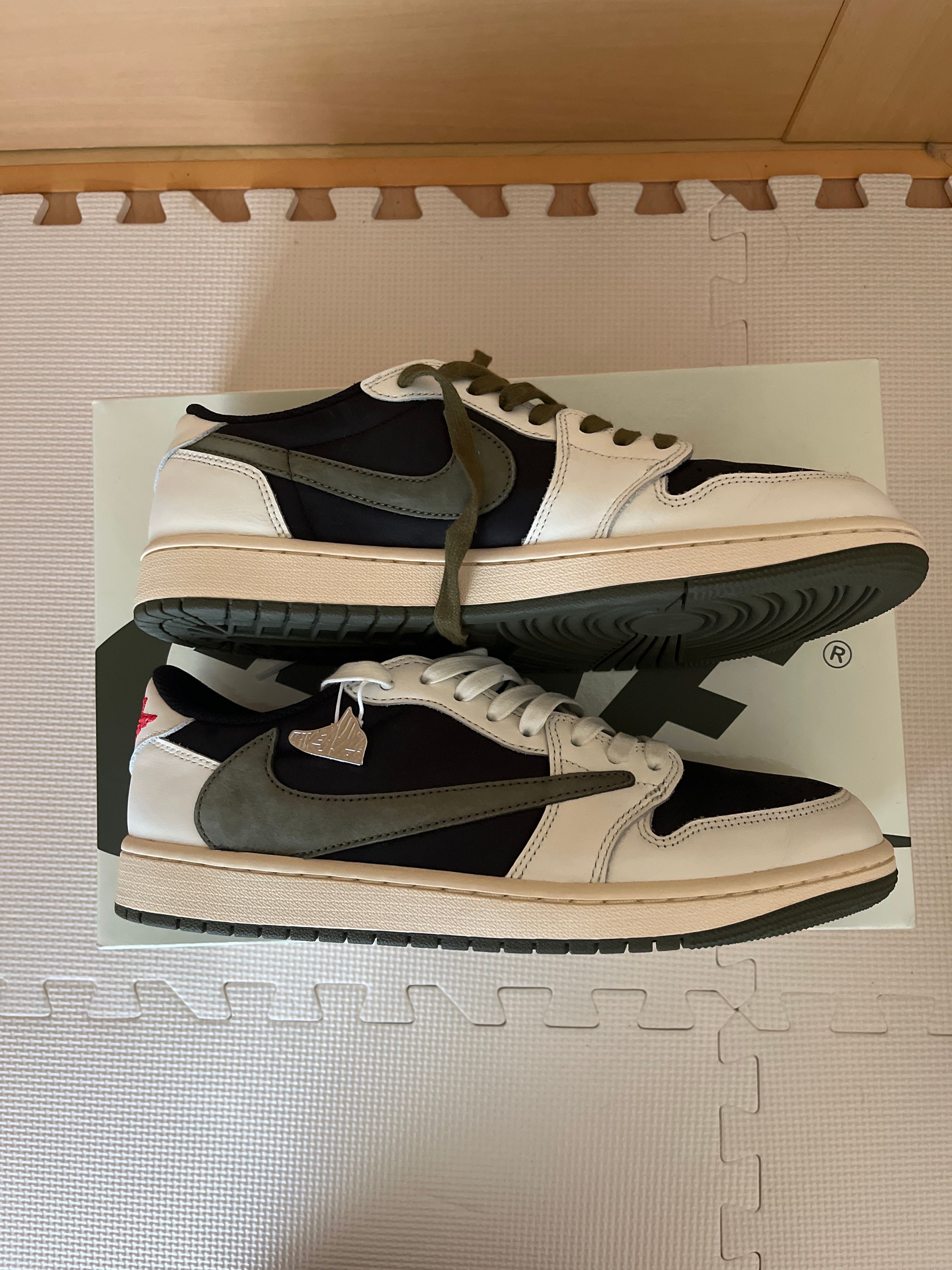 Travis Scott × Nike Women's Air Jordan 1 Low OG "Medium Olive"