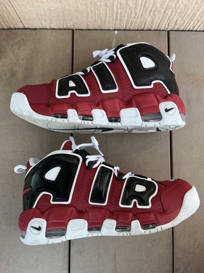 Nike Air More Uptempo ’96 "Black and Varsity Red" (2021)