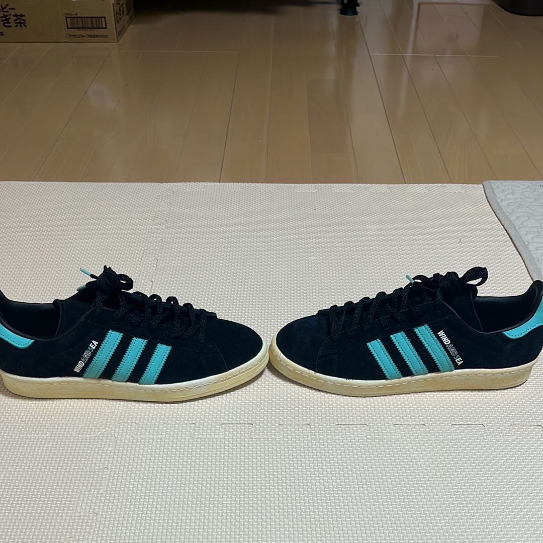 WIND AND SEA × atmos × adidas Campus 80 "Black"
