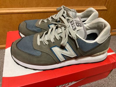 New Balance 574 "Grey Day/Steel Blue"