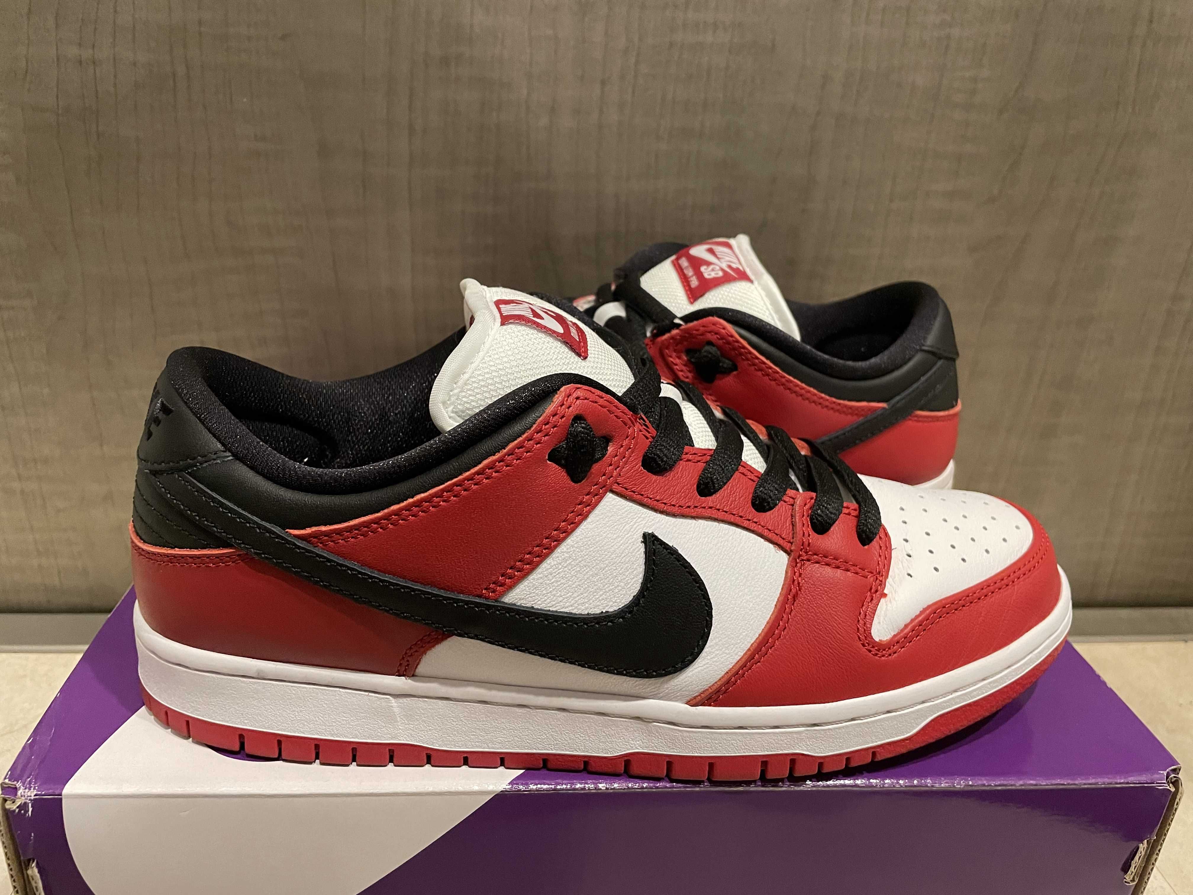 Nike SB Dunk Low Pro "J-Pack Chicago/Varsity Red and White"