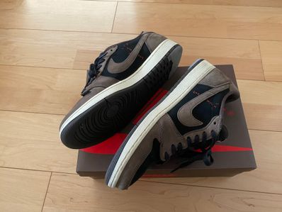 Travis Scott × Nike Air Jordan 1 Low OG SP-T "Black/Dark Mocha"