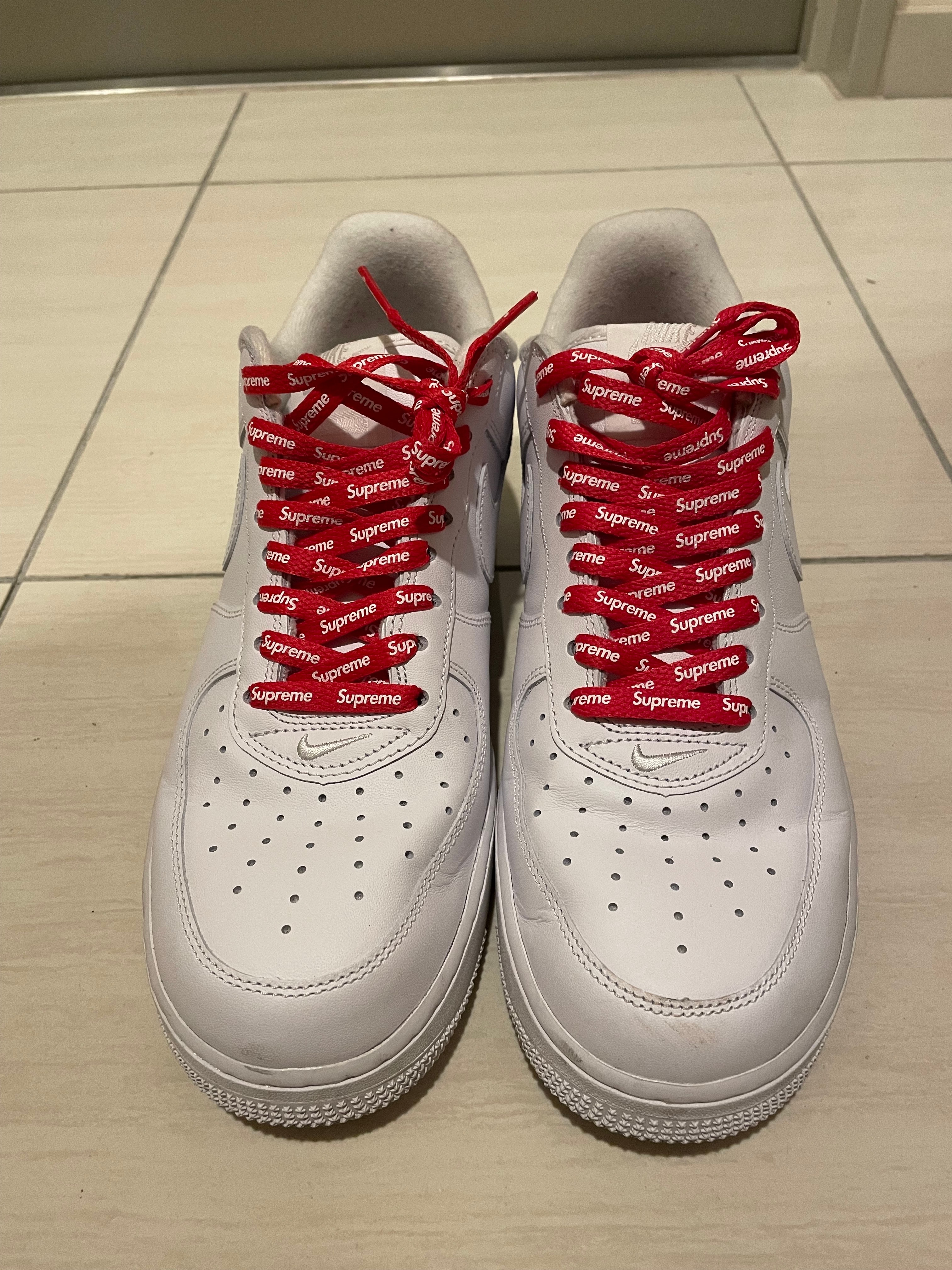 Supreme × Nike Air Force 1 Low "White"