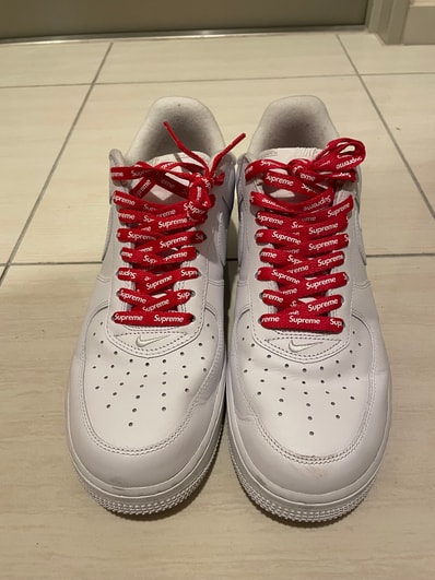 Supreme × Nike Air Force 1 Low "White"