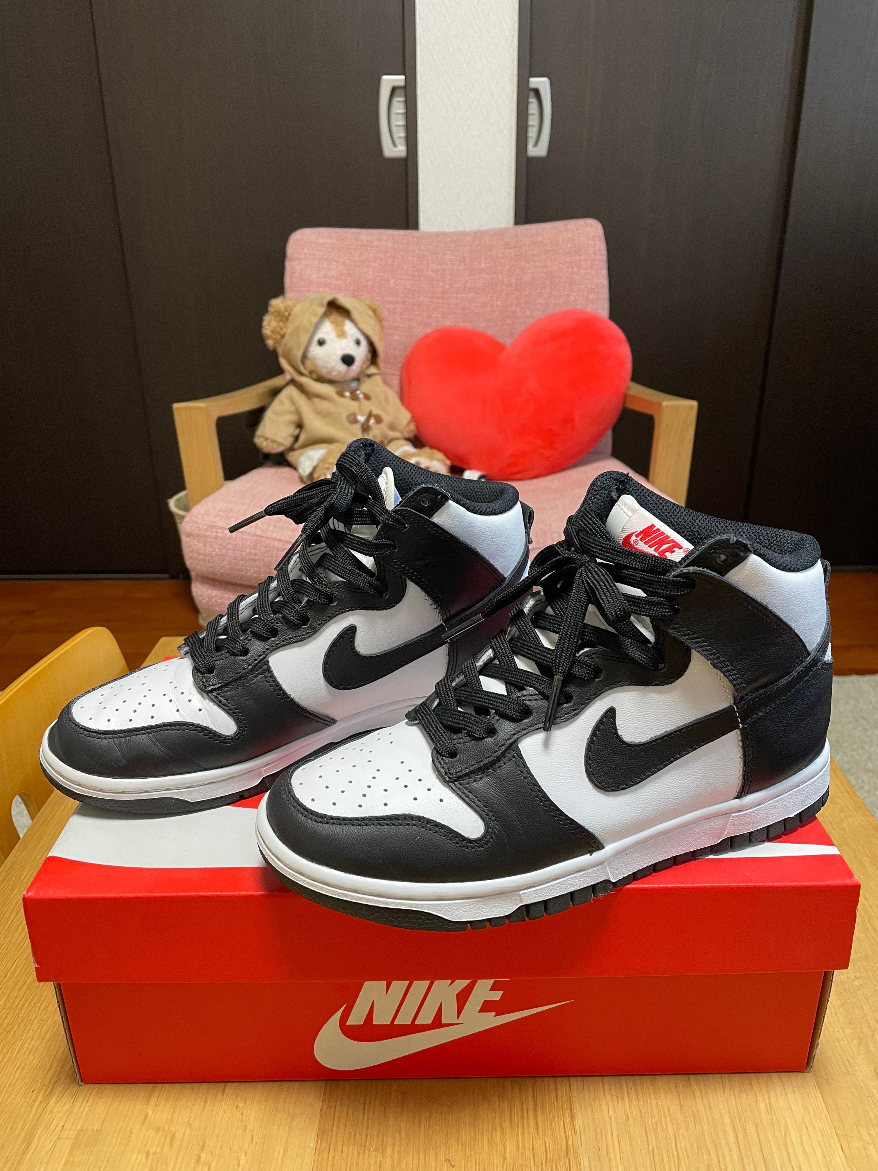 Nike Women's Dunk High "Black and White"