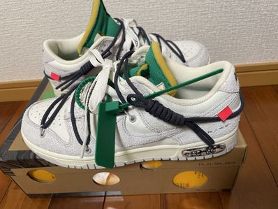 Off-White × Nike Dunk Low "Sail/Neutral Grey/Gridiron"