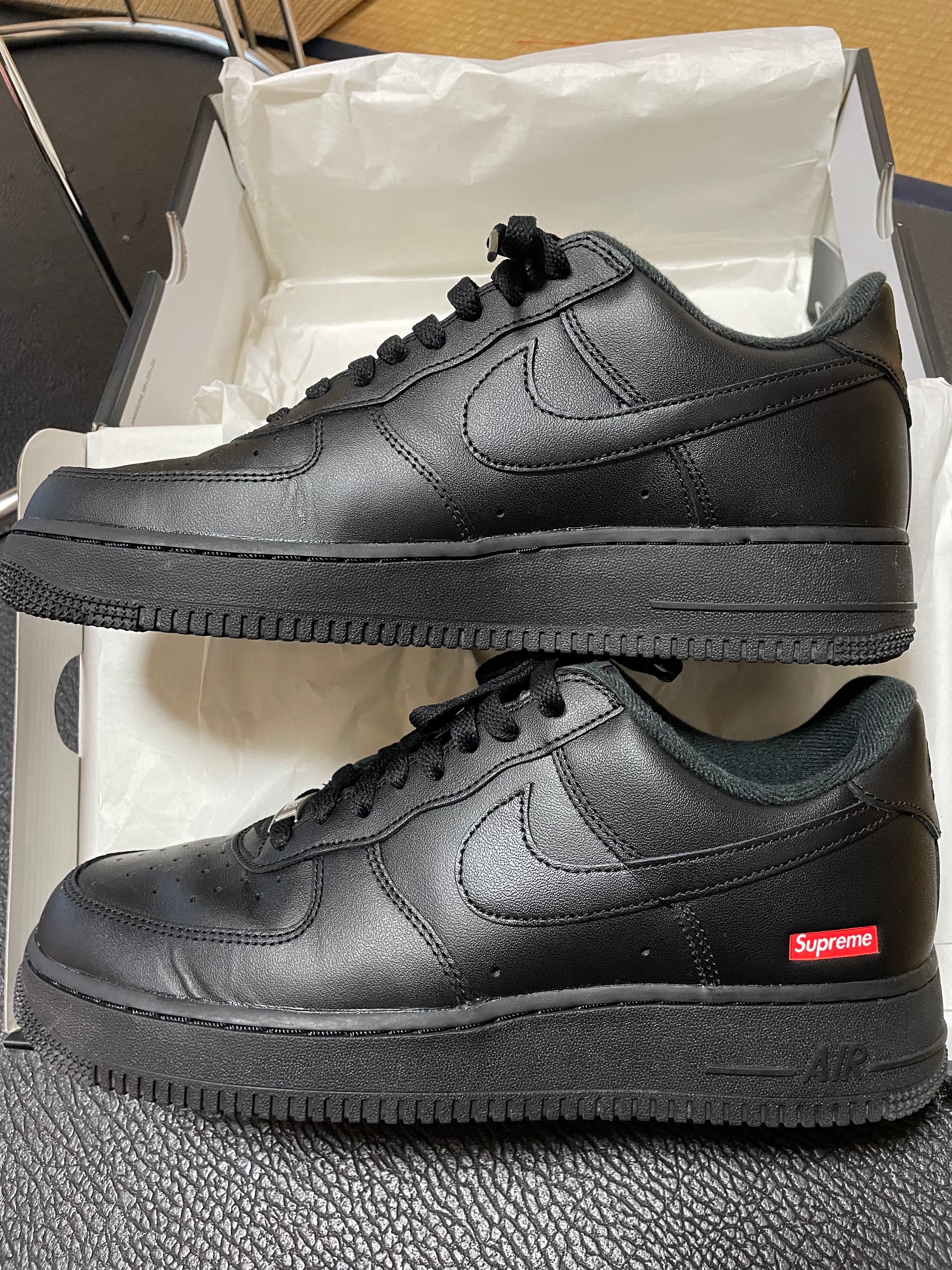 Supreme × Nike Air Force 1 Low "Black"