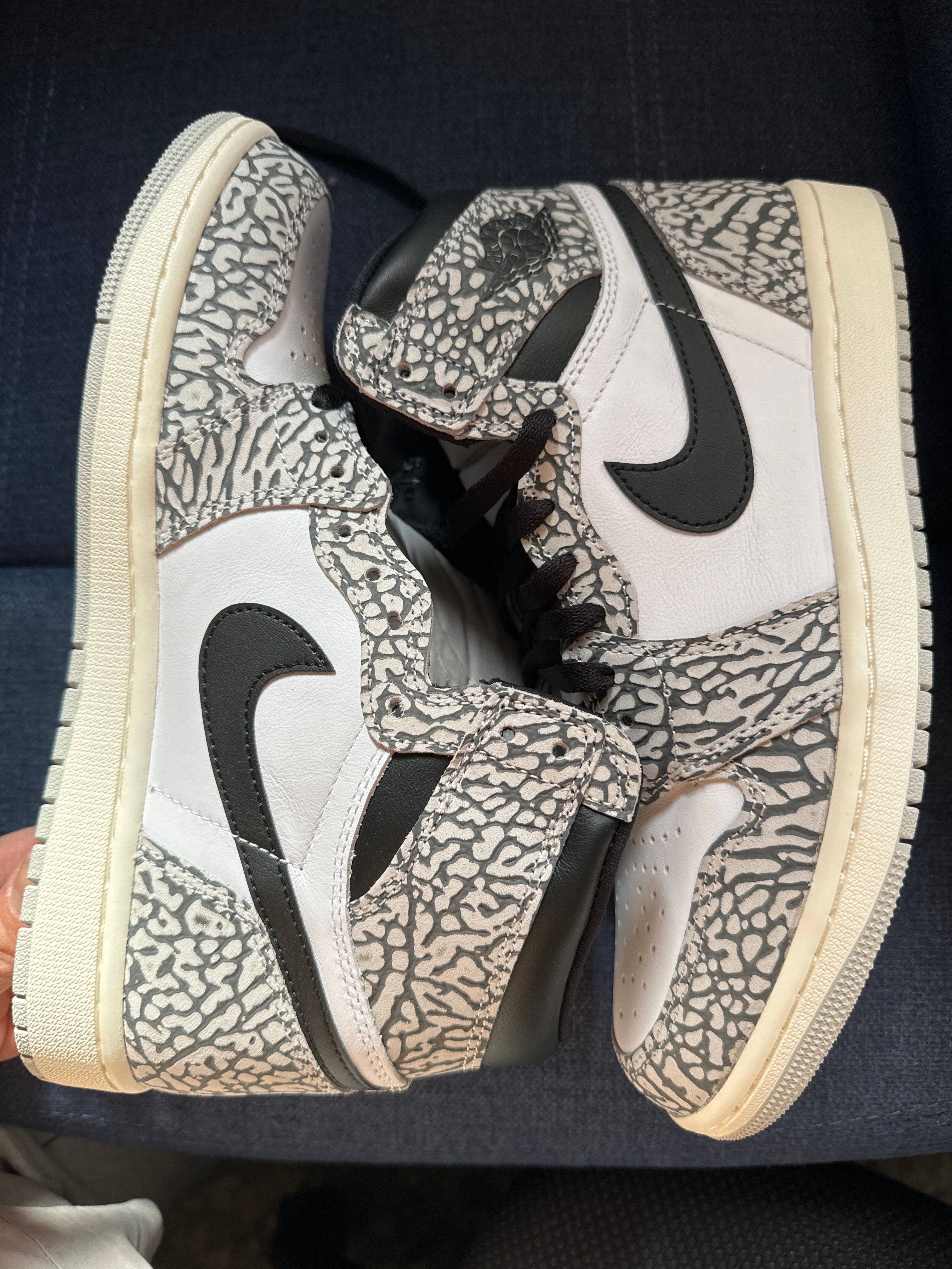 Nike Air Jordan 1 High OG "White Cement/Safari"