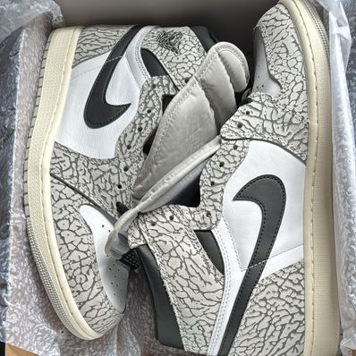 Nike Air Jordan 1 High OG "White Cement/Safari"