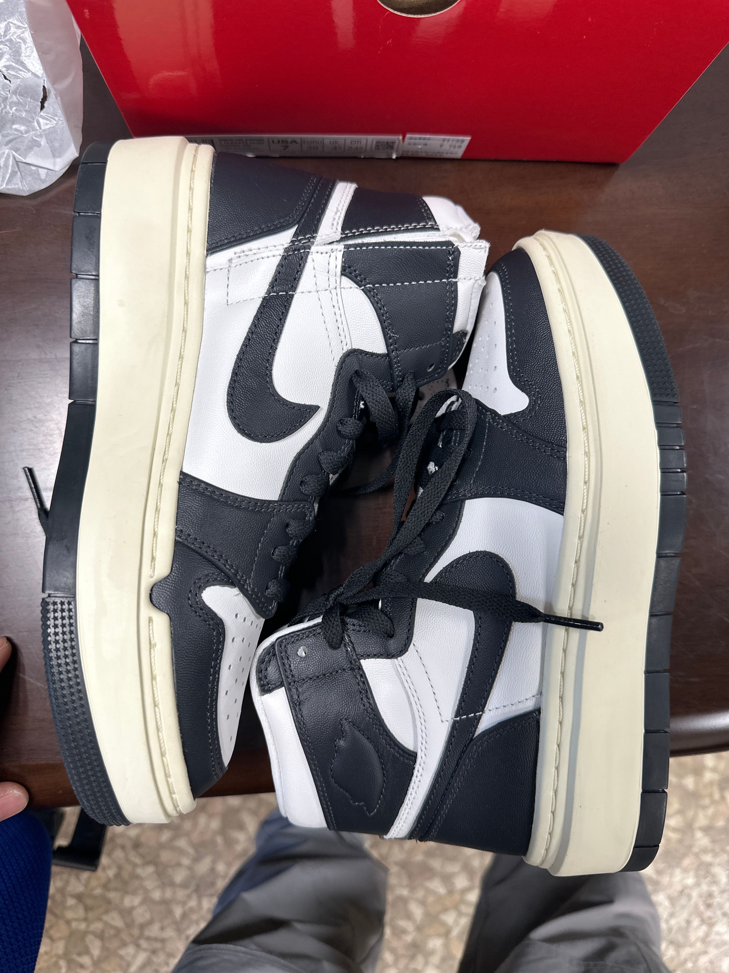 Nike Women's Air Jordan 1 High Elevate "Black and White"