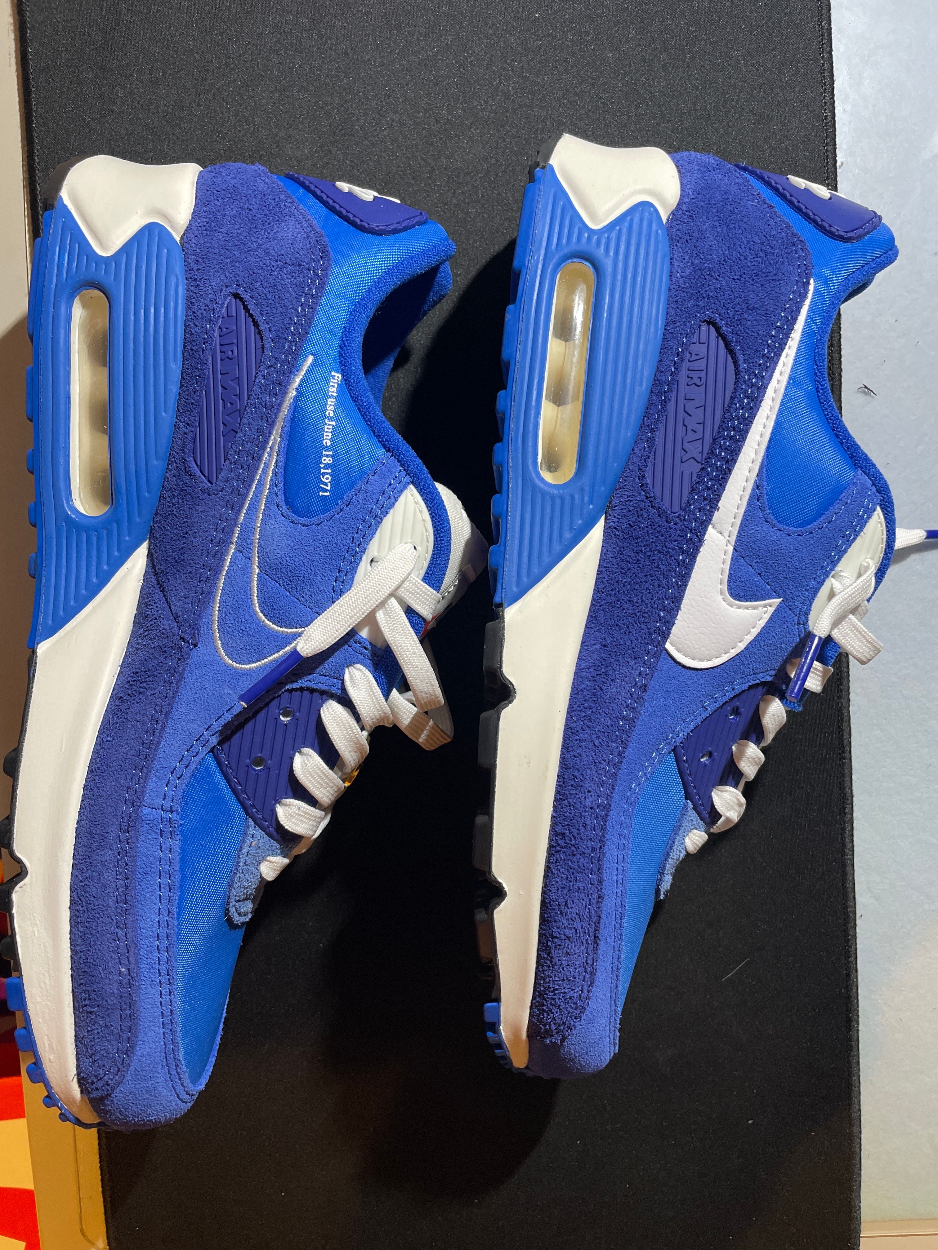 Nike Air Max 90 "First Use" Royal Blue (Signal Blue)