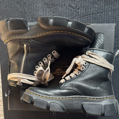 Rick Owens × Dr.Martens 1460 DMXL Jumbo Lace Boot "Black"