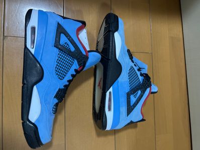 Travis Scott × Nike Air Jordan 4 Retro Cactus Jack "University Blue"