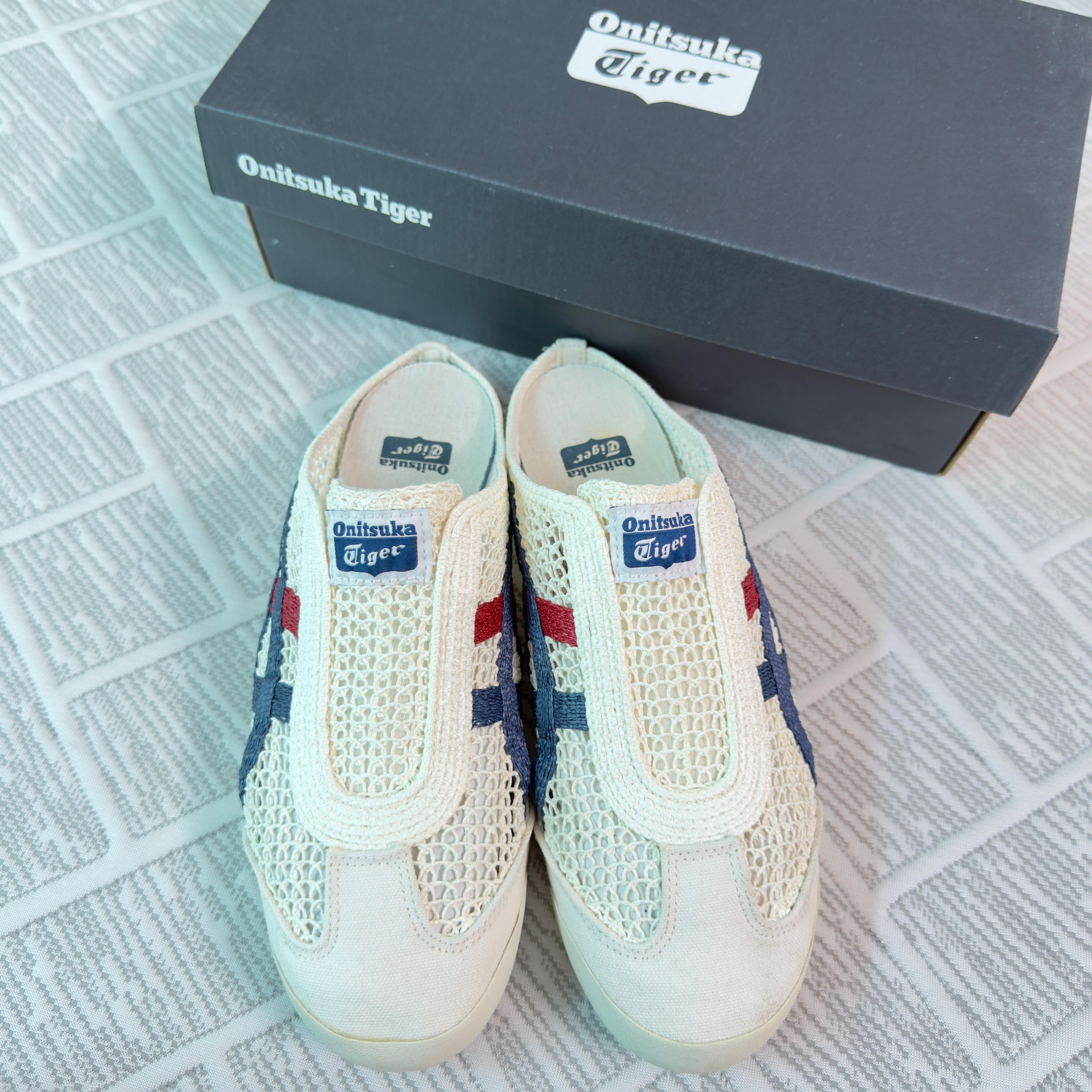 Onitsuka Tiger Mexico 66 Sabot "Cream/Mako Bole"