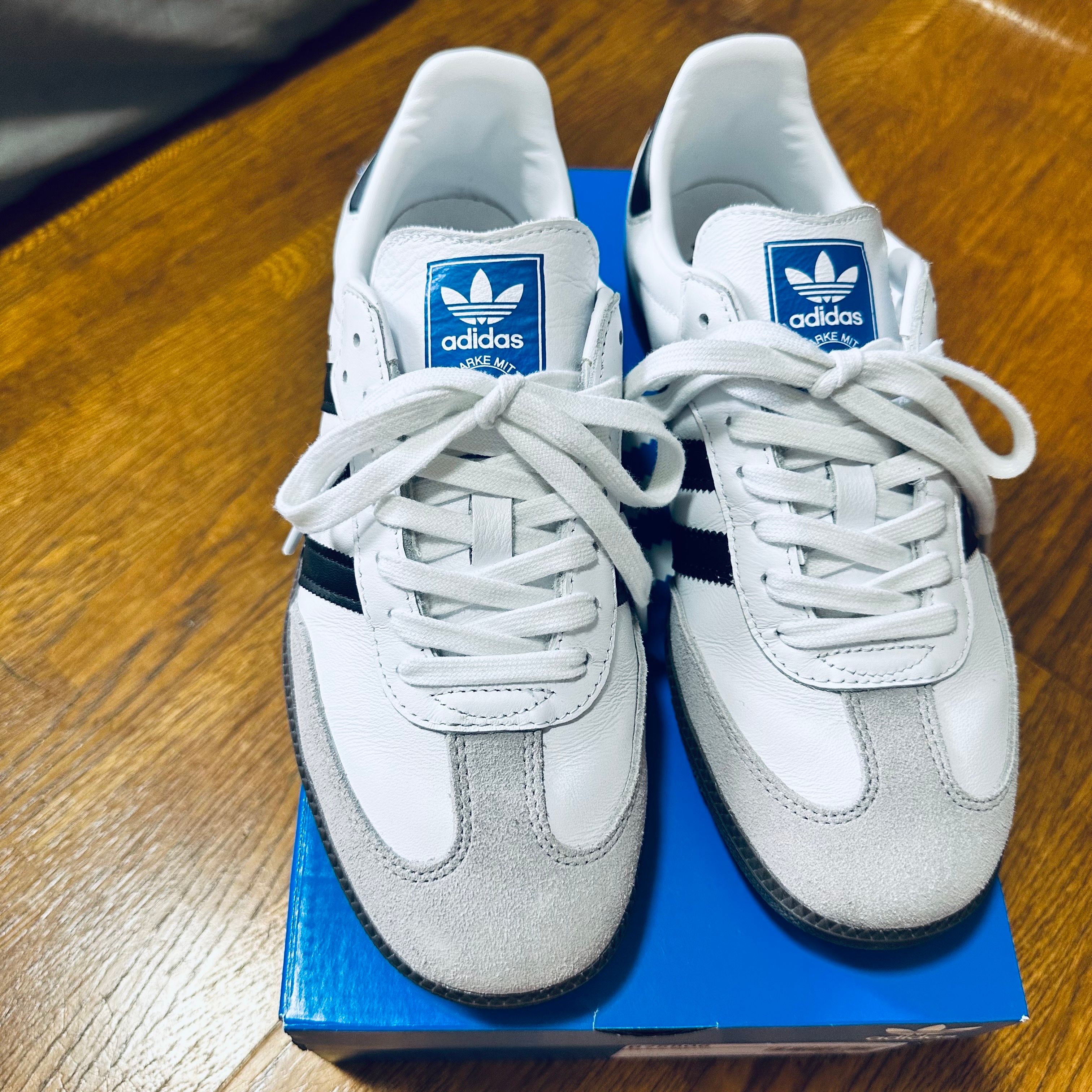 adidas Samba OG "Cloud White/Core Black/Clear Granite"